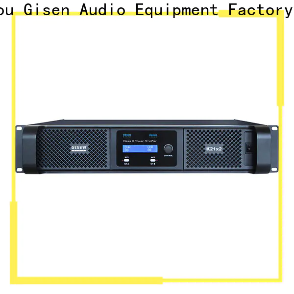 Gisen guangzhou class d amplifier supplier for entertaining club