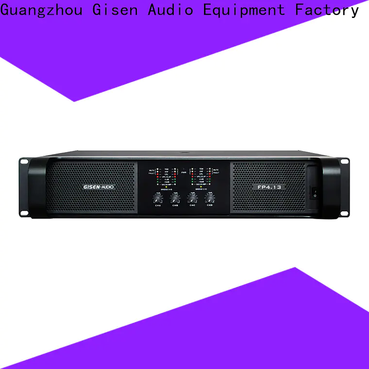 Gisen popular stereo amplifier one-stop service supplier for night club