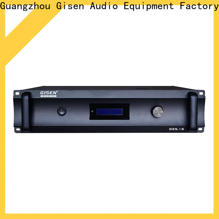 Gisen durable 2 channel home stereo amplifier fair trade for ktv