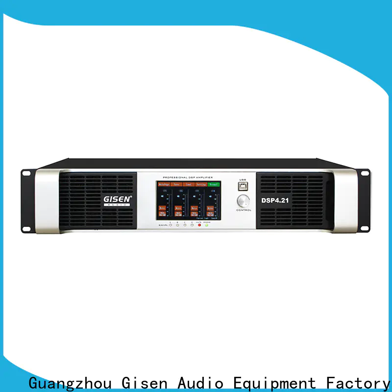 Gisen power dsp amplifier wholesale for venue