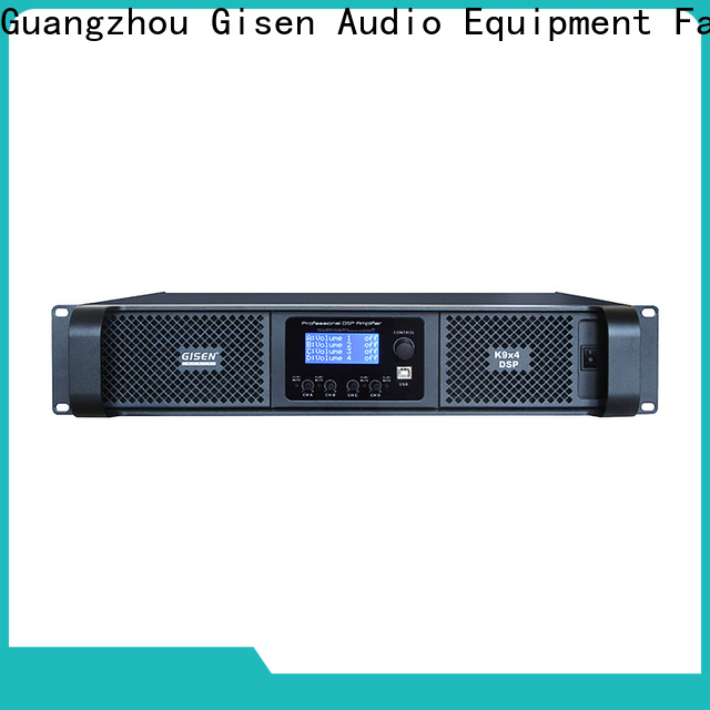 Gisen professional desktop audio amplifier manufacturer for venue