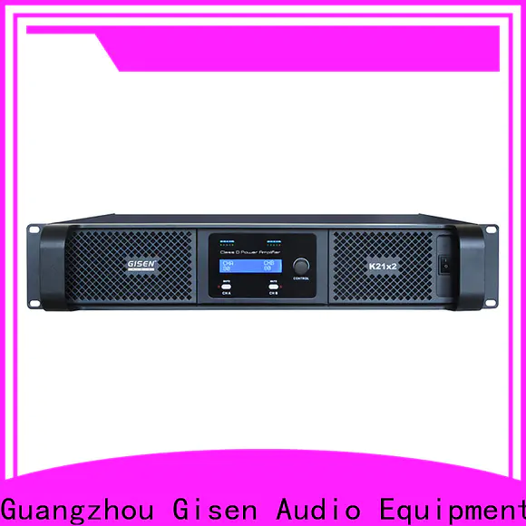 Gisen class digital audio amplifier manufacturer for stadium