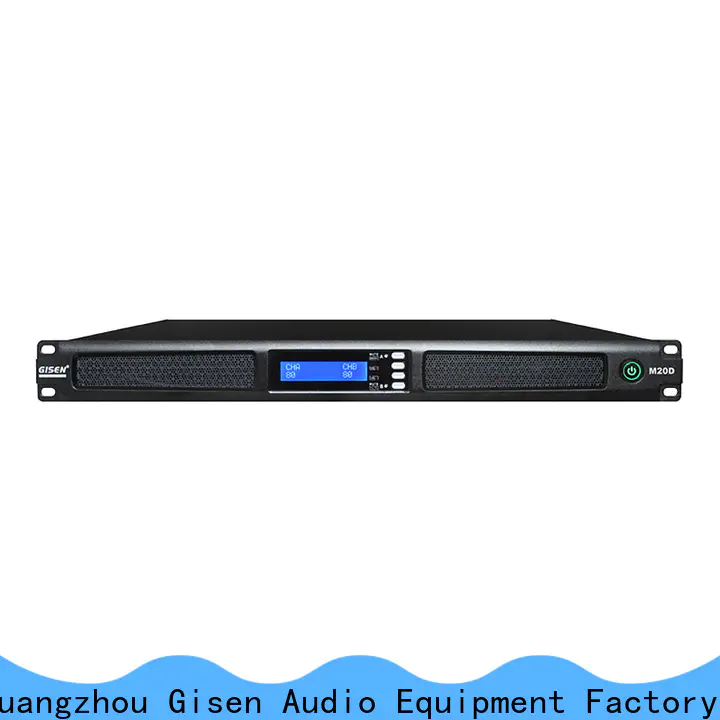 Gisen class digital stereo amplifier wholesale for venue