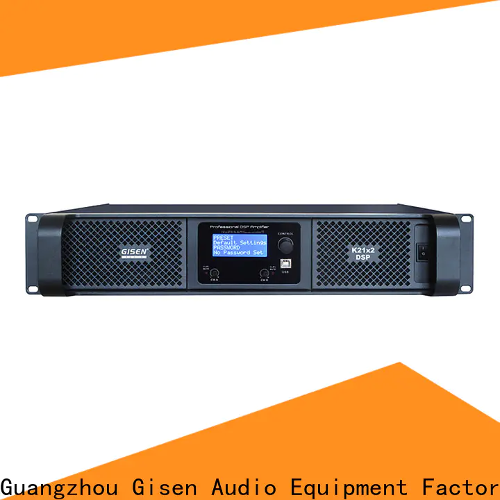 Gisen dsp best power amplifier in the world supplier