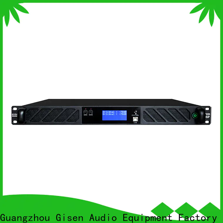 Gisen multiple functions dsp power amplifier wholesale for performance