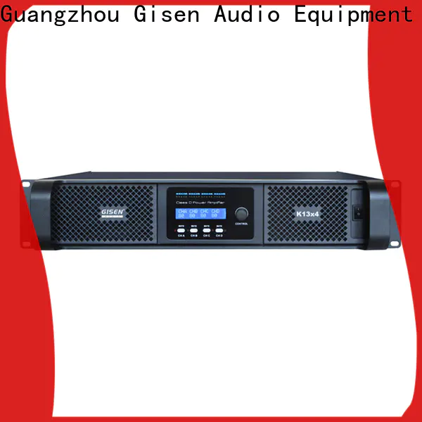 Gisen guangzhou class d power amplifier manufacturer for stadium