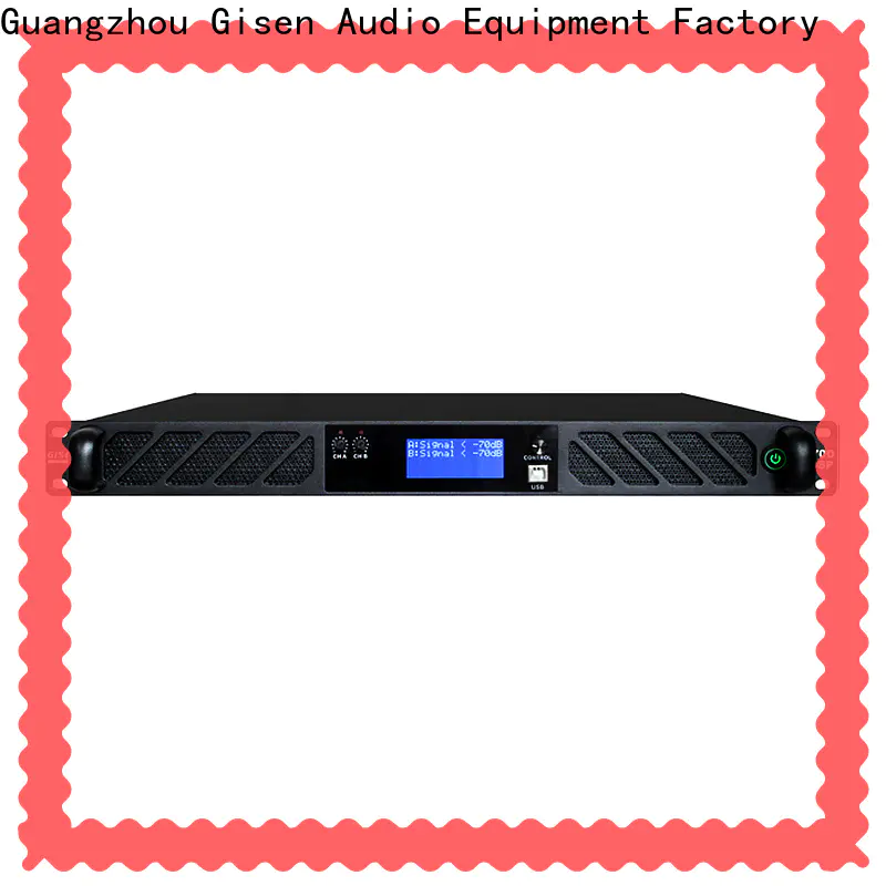 Gisen multiple functions desktop audio amplifier manufacturer for venue