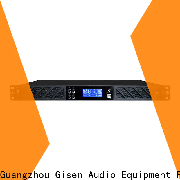 Gisen multiple functions dsp power amplifier manufacturer for performance