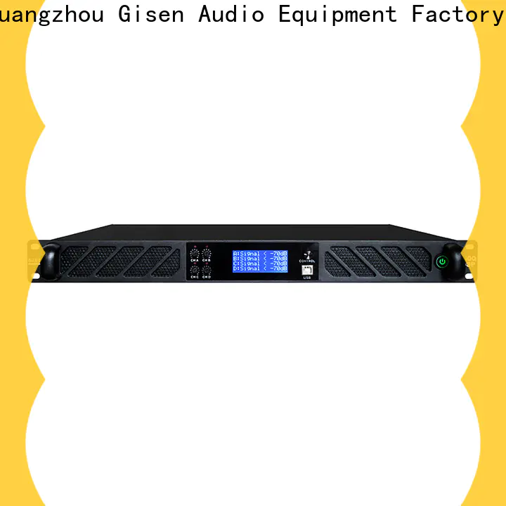 Gisen multiple functions dj power amplifier wholesale for various occations