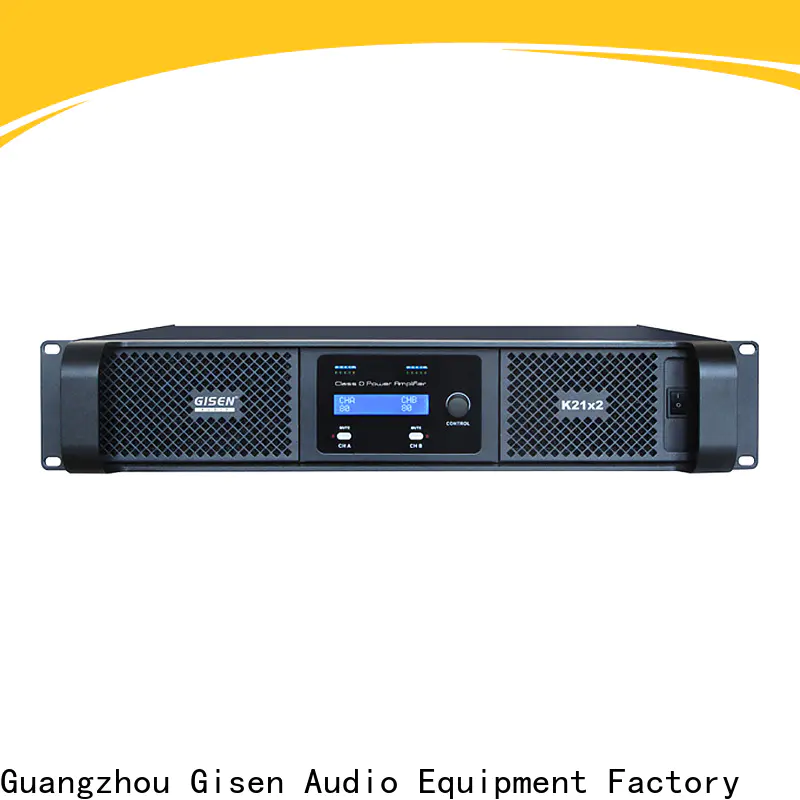 Gisen high efficiency dj amplifier supplier for ktv