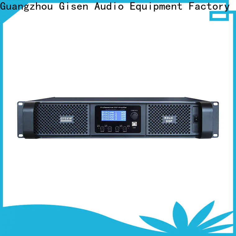 Gisen high quality amplifier sound system factory for venue