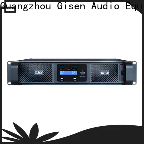 Gisen guangzhou class d power amplifier fast delivery for stadium
