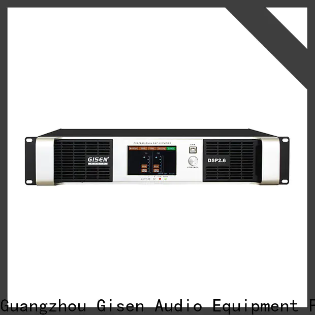 Gisen german dsp power amplifier supplier for stage