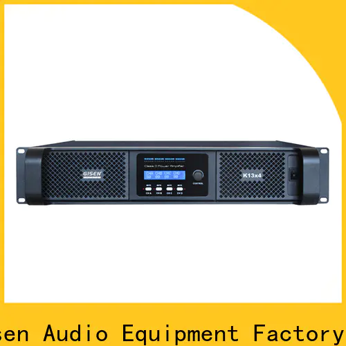 Gisen power class d stereo amplifier fast shipping for entertaining club