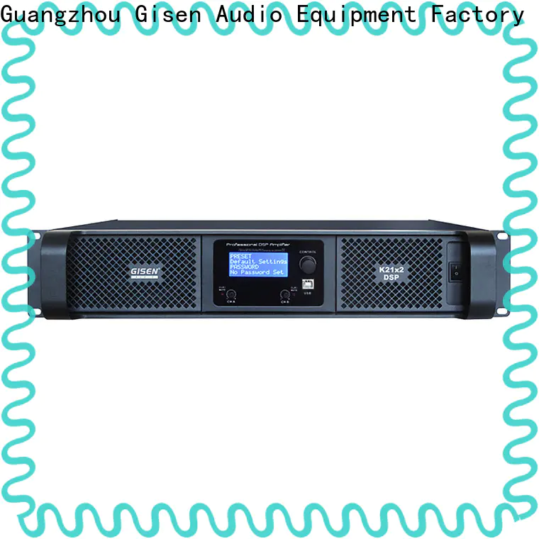 Gisen 2100wx2 studio amplifier supplier for performance