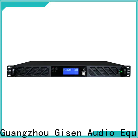 Gisen 2 channel homemade audio amplifier supplier for stage