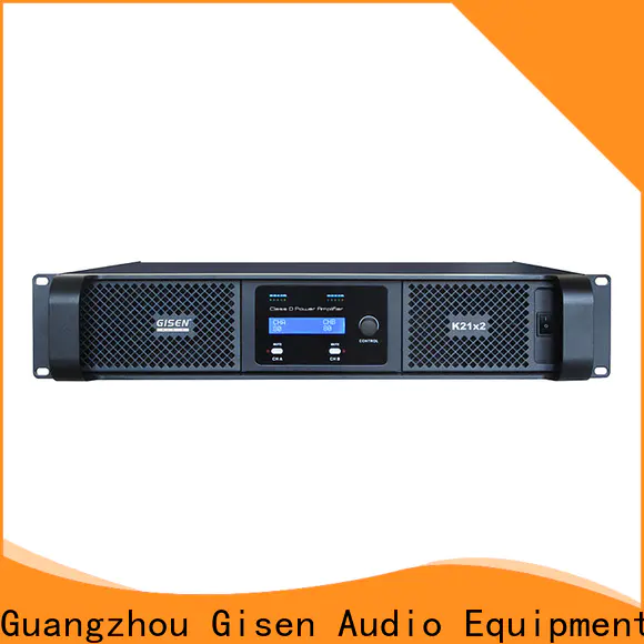 Gisen 2100wx2 class d power amplifier fast delivery for entertaining club