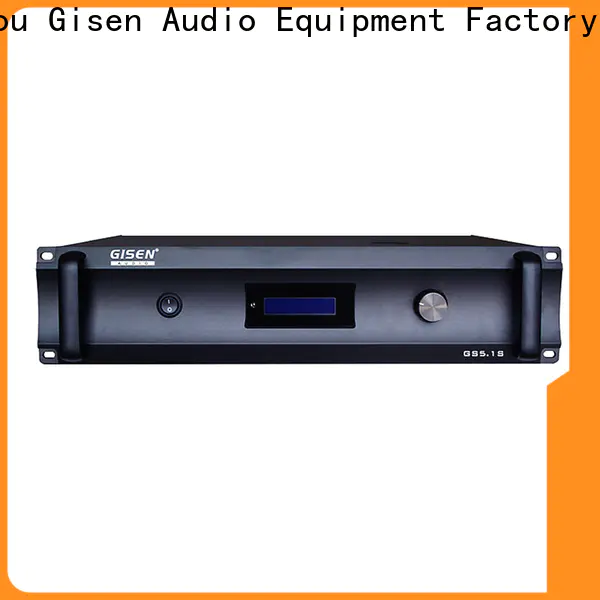 Gisen low distortion integrated stereo amplifier supplier for home theater