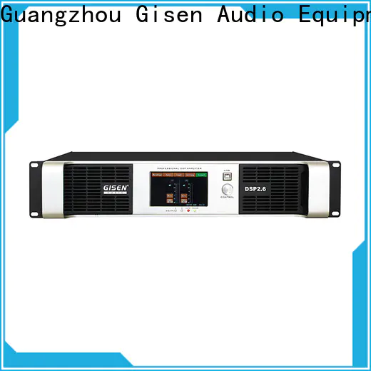 Gisen multiple functions desktop audio amplifier supplier for venue