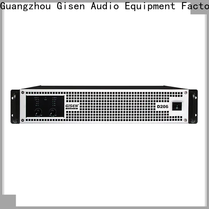Gisen advanced sound digital amplifier wholesale for stadium