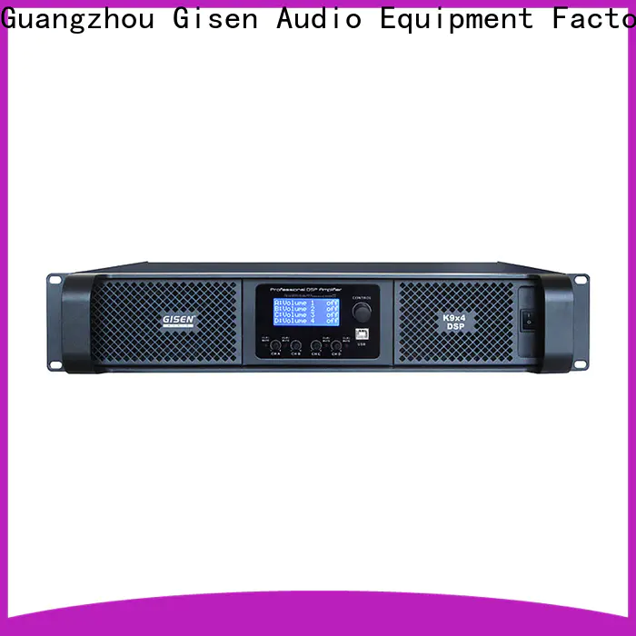 Gisen touch screen dj power amplifier manufacturer for stage