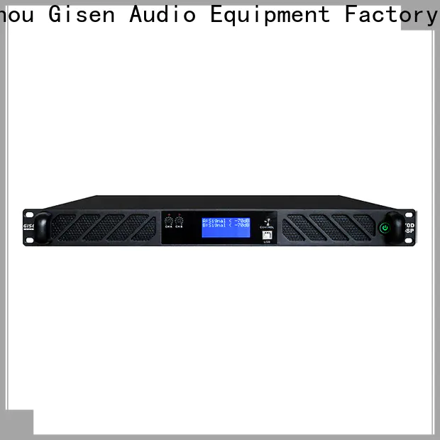 Gisen professional multi channel amplifier factory for performance