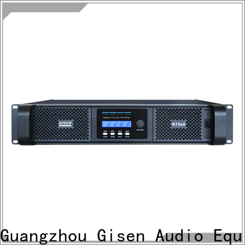 Gisen guangzhou class d stereo amplifier manufacturer for stadium