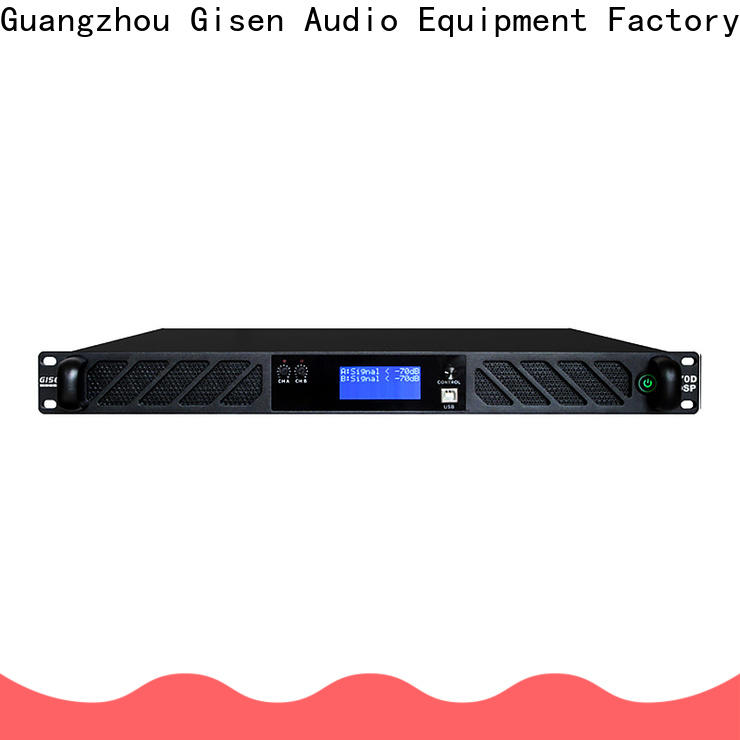 Gisen high quality dj power amplifier factory for various occations