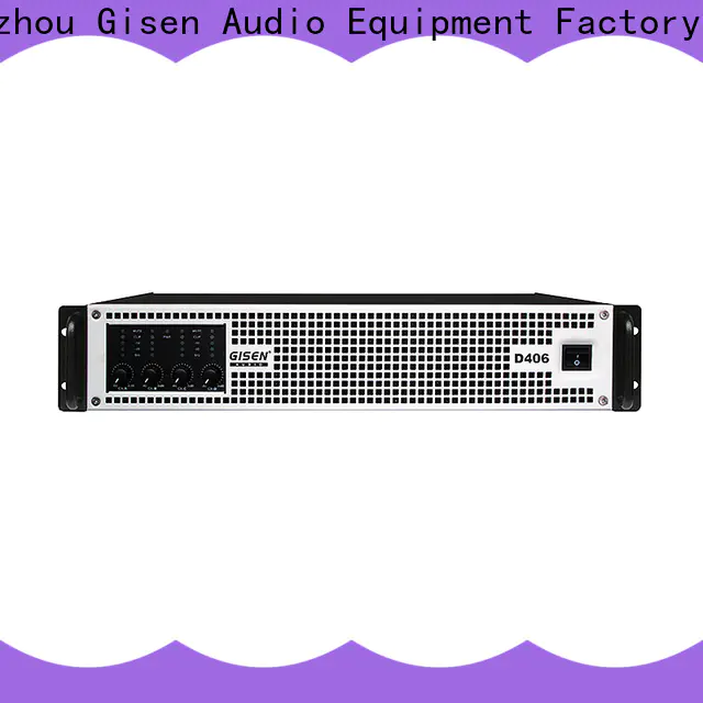 Gisen professional class d digital amplifier supplier for entertaining club