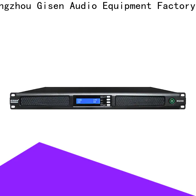 Gisen amplifier digital stereo amplifier supplier for entertainment club