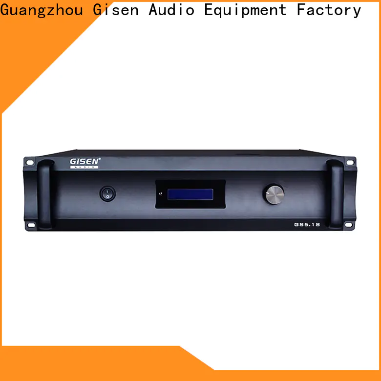 Gisen theatre 2 channel home stereo amplifier manufacturer for ktv