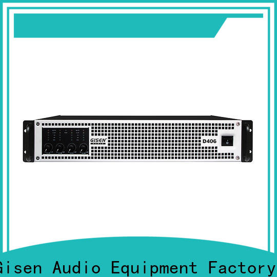 Gisen advanced class d audio amplifier supplier for stadium