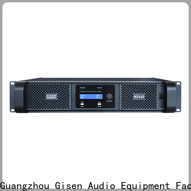 Gisen 2100wx2 dj amplifier manufacturer for ktv