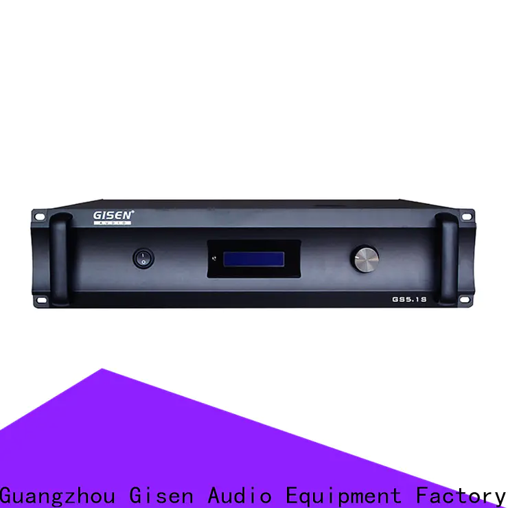 Gisen low distortion 2 channel home stereo amplifier exporter for private club