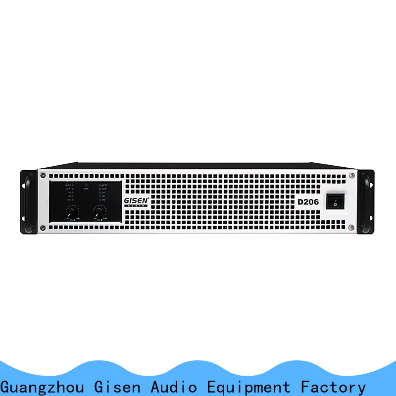 Gisen amplifier class d amplifier fast delivery for stadium