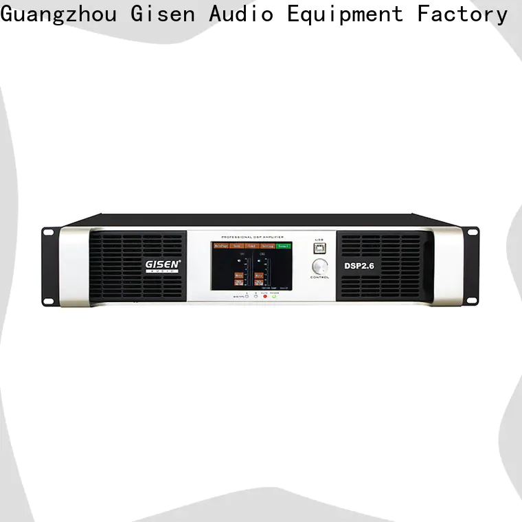 Gisen 2 channel dsp amplifier manufacturer