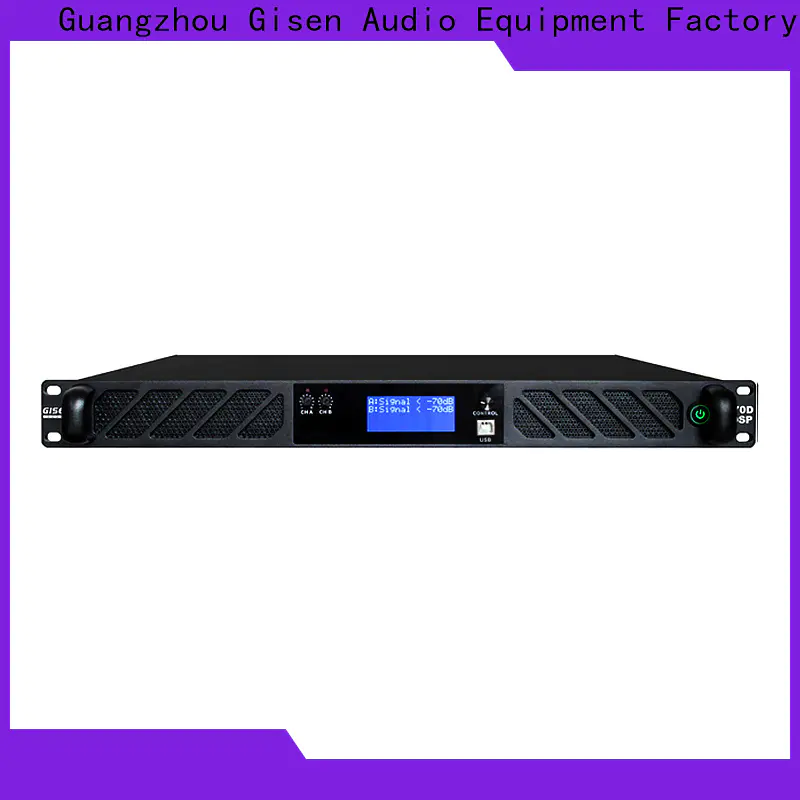 Gisen high quality direct digital amplifier supplier for stage