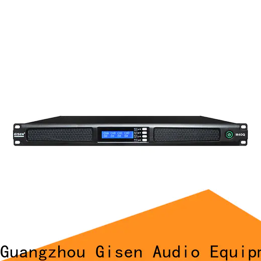 Gisen new model 4 channel amplifier manufacturer for entertainment club