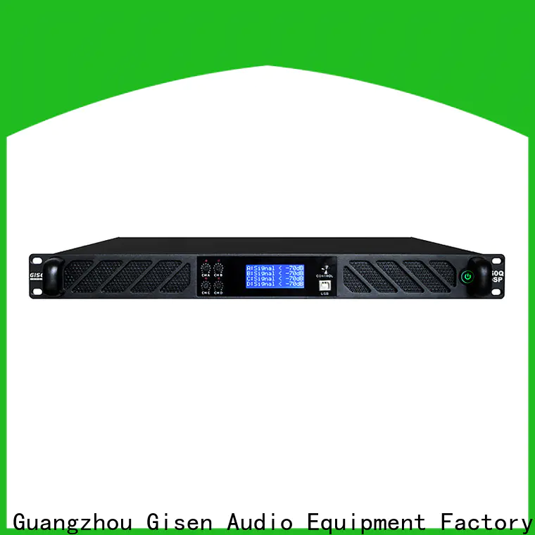 Gisen 4 channel best power amplifier in the world wholesale for stage