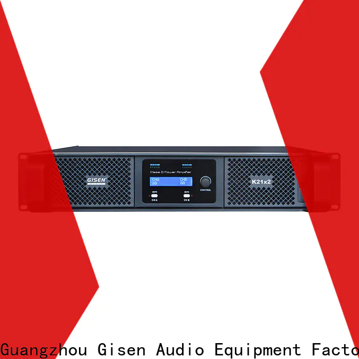Gisen high efficiency class d audio amplifier fast delivery for ktv