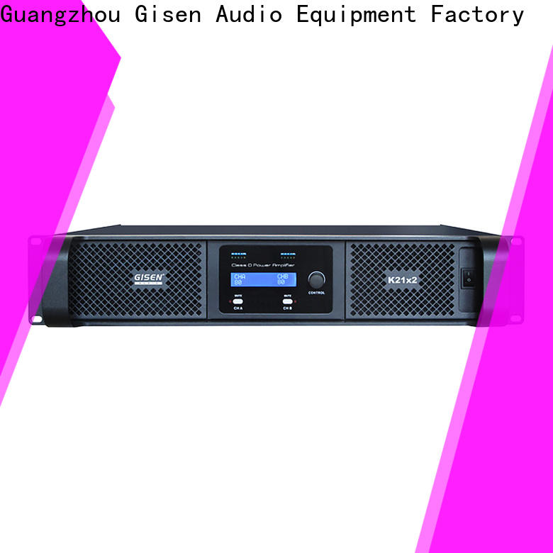 Gisen amplifier top 10 power amplifiers supplier for stadium