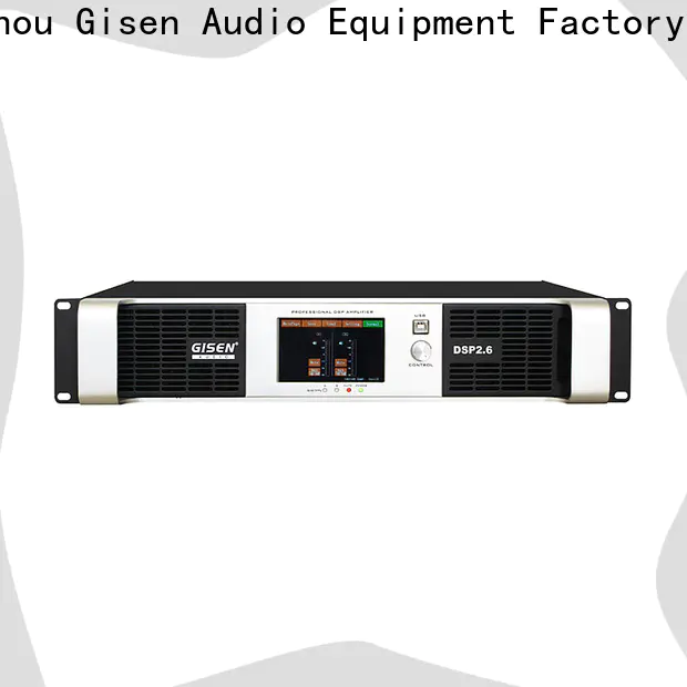 Gisen high quality dj power amplifier manufacturer for performance
