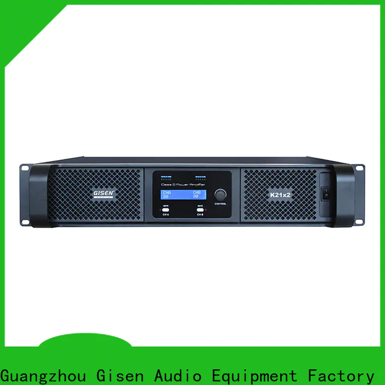Gisen digital class d stereo amplifier fast delivery for entertaining club