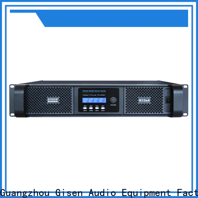 Gisen guangzhou class d amplifier fast delivery for stadium