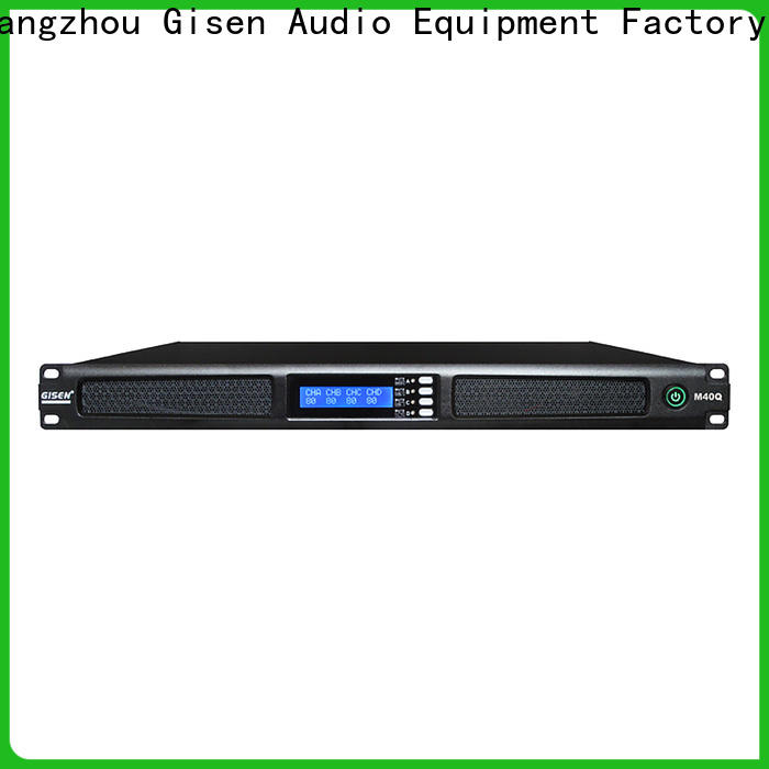 Gisen new model professional power amplifier manufacturer for entertainment club