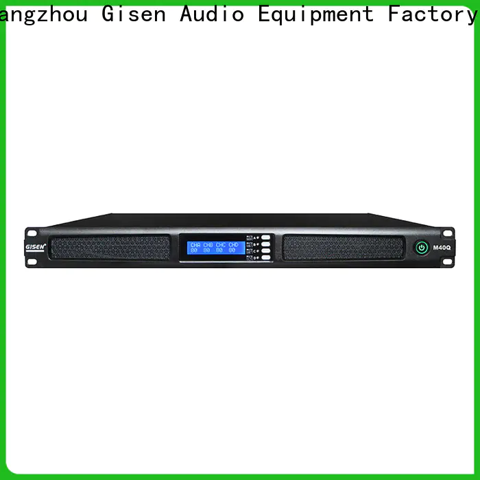 Gisen new model professional power amplifier manufacturer for entertainment club