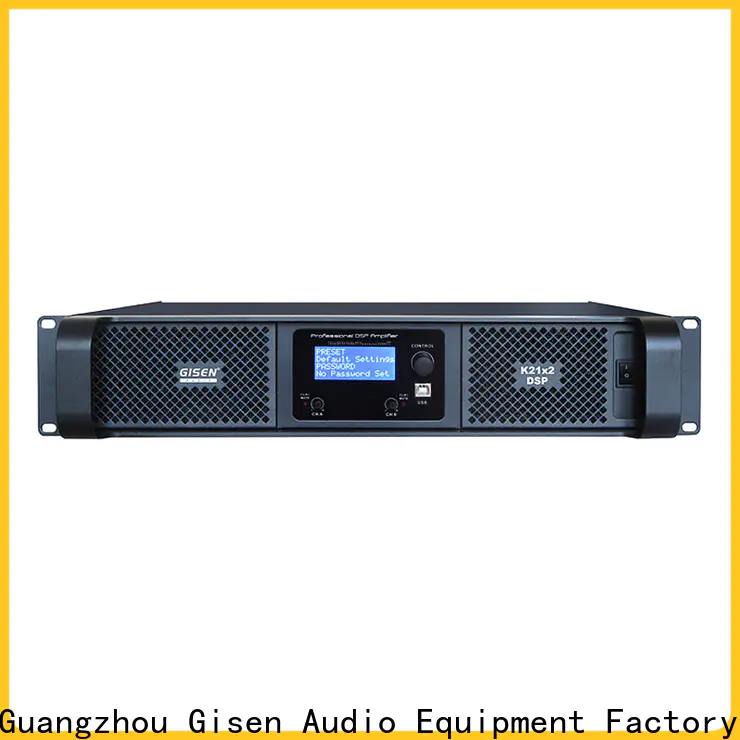 Gisen digital dsp power amplifier supplier