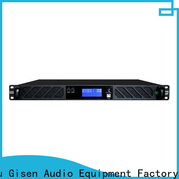 Gisen 8ohm dsp power amplifier supplier for venue