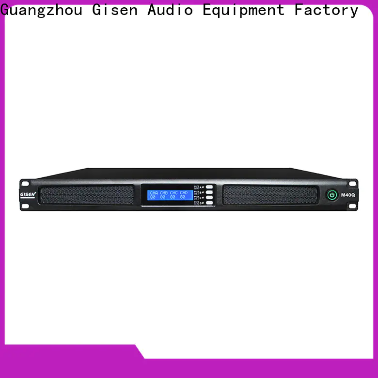 Gisen new model digital power amplifier manufacturer for entertainment club