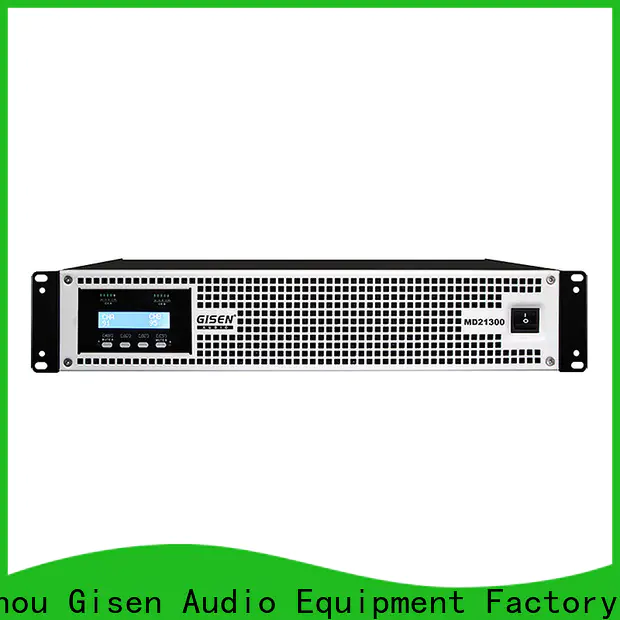 Gisen strict inspection stereo amp terrific value for conference